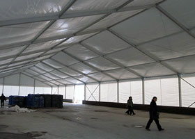 临时可移动厂房搭建